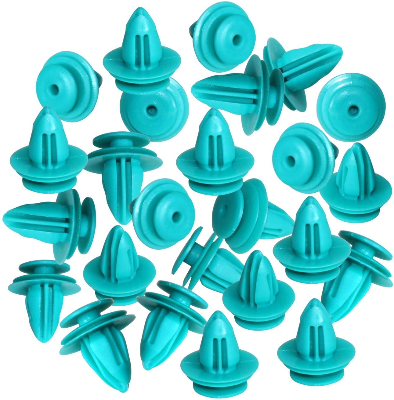 Trim Panel Retainer Clips for Toyota Push Fastener Clips Door Trim Clips Car Push Type Rivet Pin Clips Nylon 100 PCS with One Plastic Fastener Remover